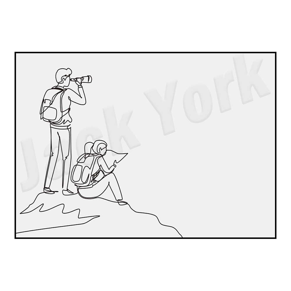 Hiking poster, minimalist tent - Outdoor Adventure York 评论和价格