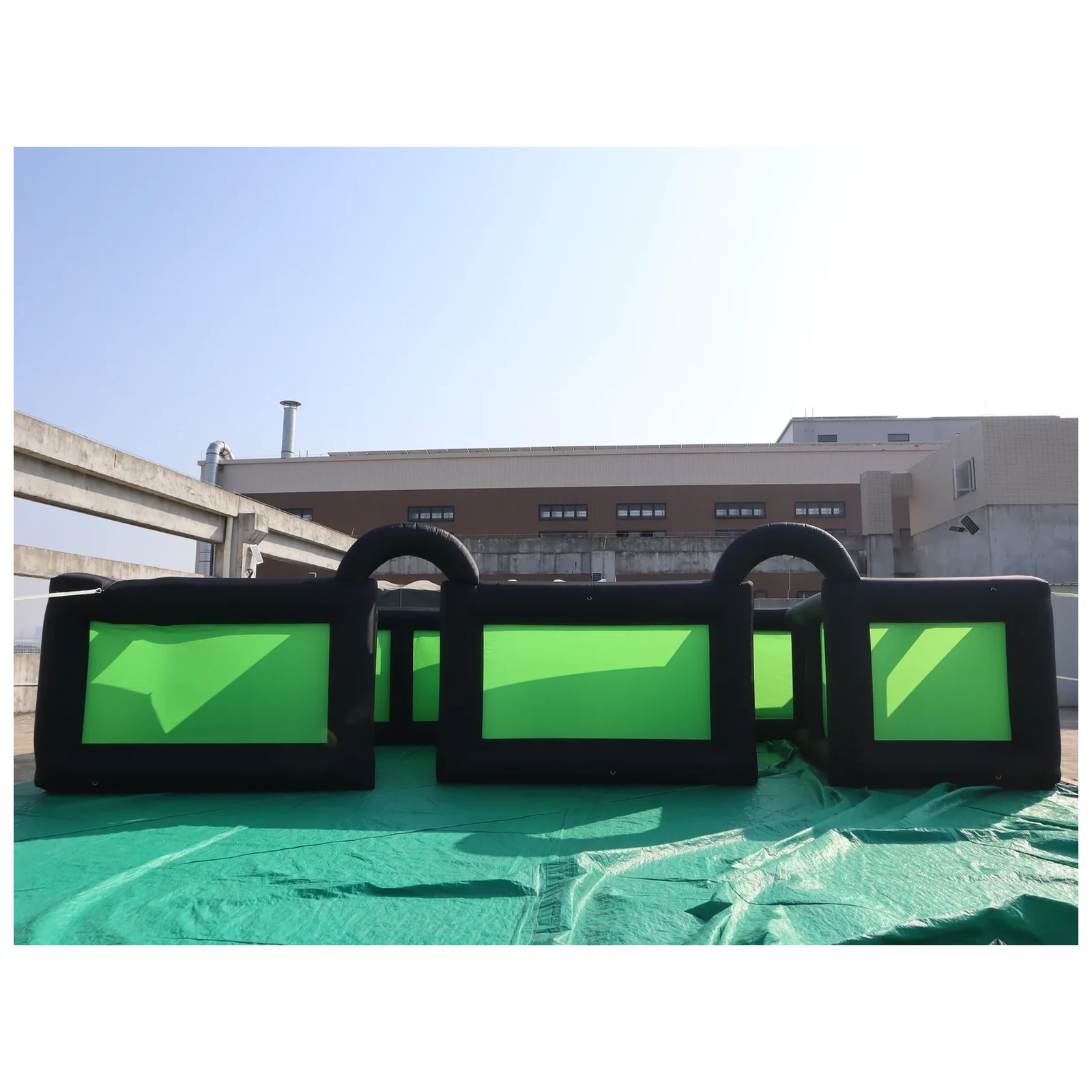 Outdoor Black Green Inflatable - Outdoor Adventure Rentals 评论和价格