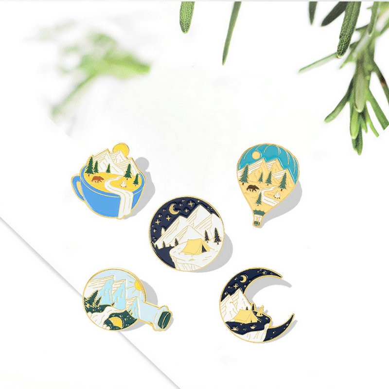 Camping Adventure Enamel Pins  - Outdoor Adventure For Kids 评论和价格