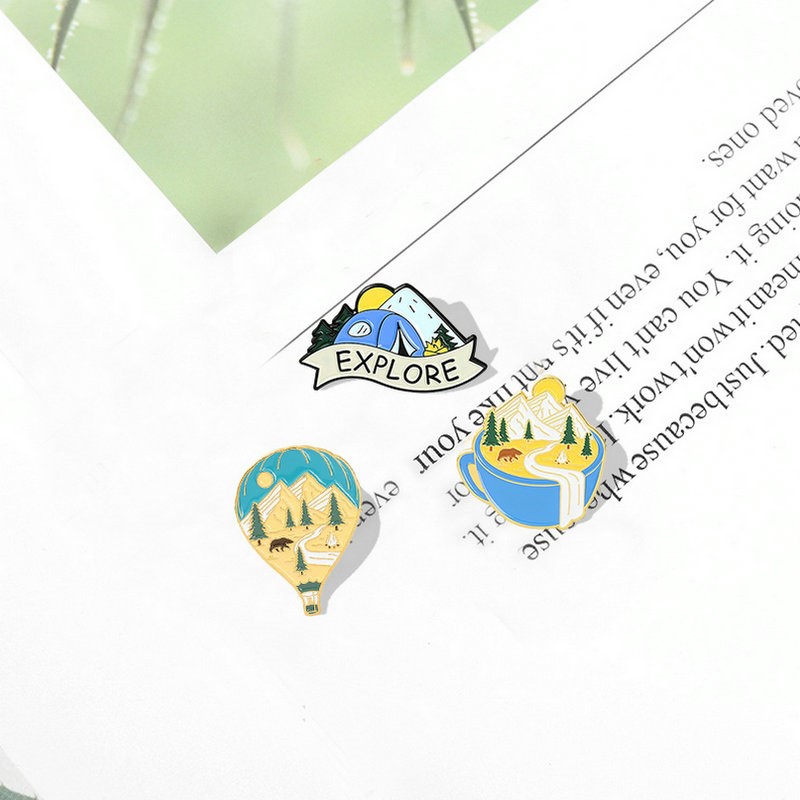 Camping Adventure Enamel Pins  - Outdoor Adventure For Kids 评论和价格