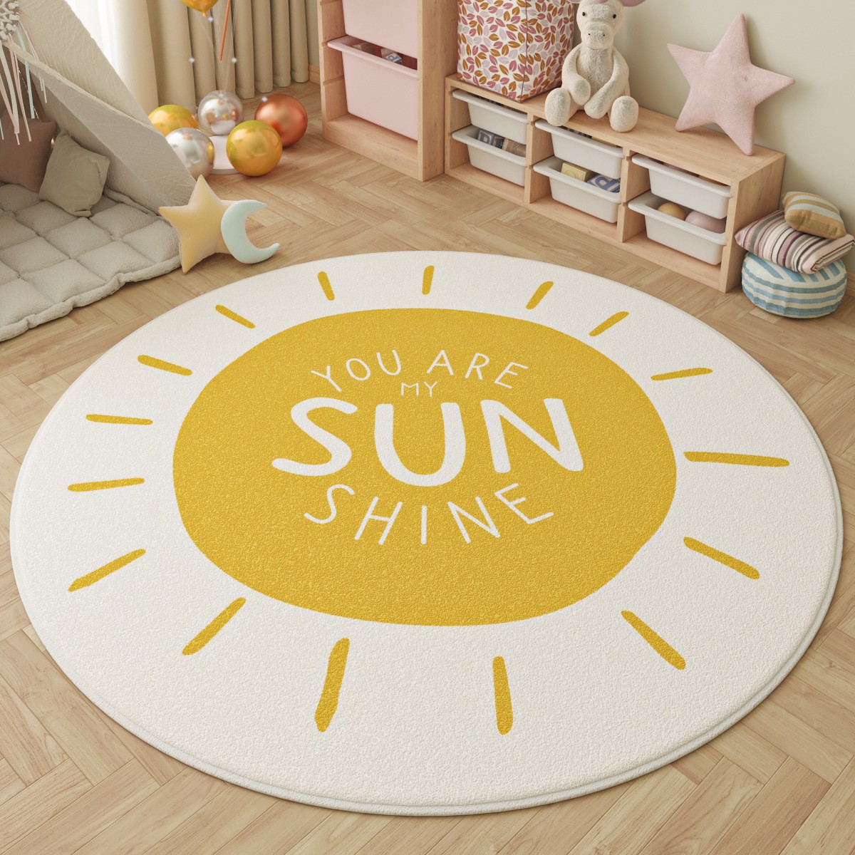 Fun in the Park Kids Round Rug - Outdoor Adventure For Kids 评论和价格