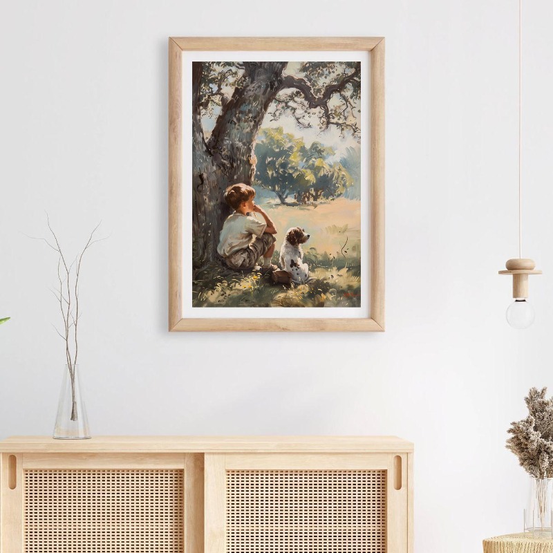 Vintage Boys Room Art Poster B - Outdoor Adventure For Kids 评论和价格