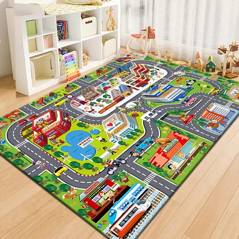 Colorful Kids City Map Play Ma - Outdoor Adventure For Kids 评论和价格