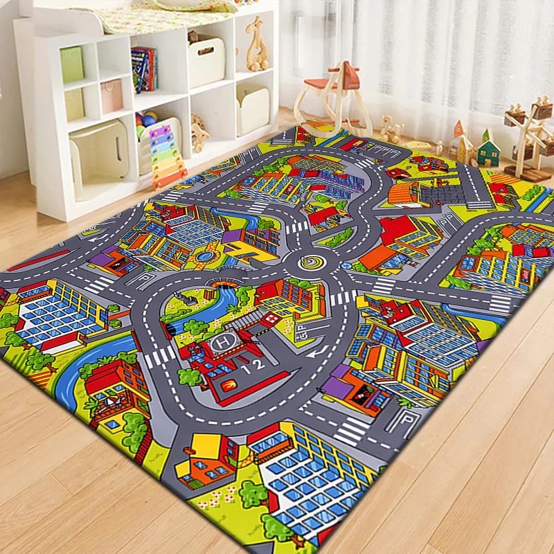 Colorful Kids City Map Play Ma - Outdoor Adventure For Kids 评论和价格