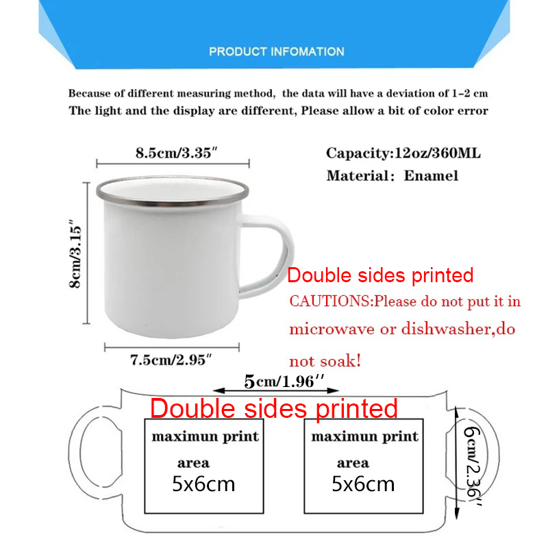 Enamel Mug with Personalized N - Outdoor Adventure Names 评论和价格